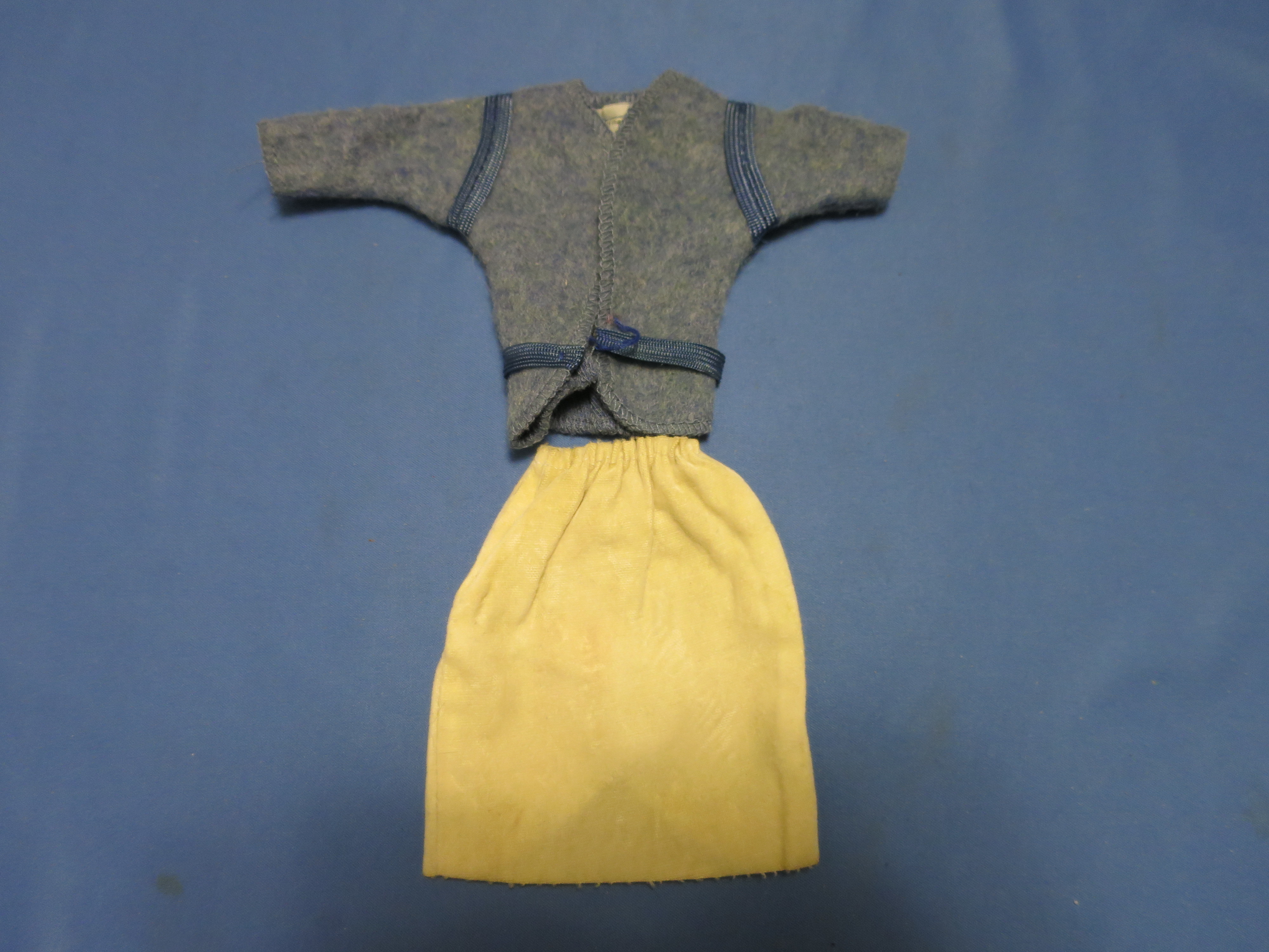 Barbie Doll Coat Blazer Shirt and Skirt 2 pc 1978 to early 1980s