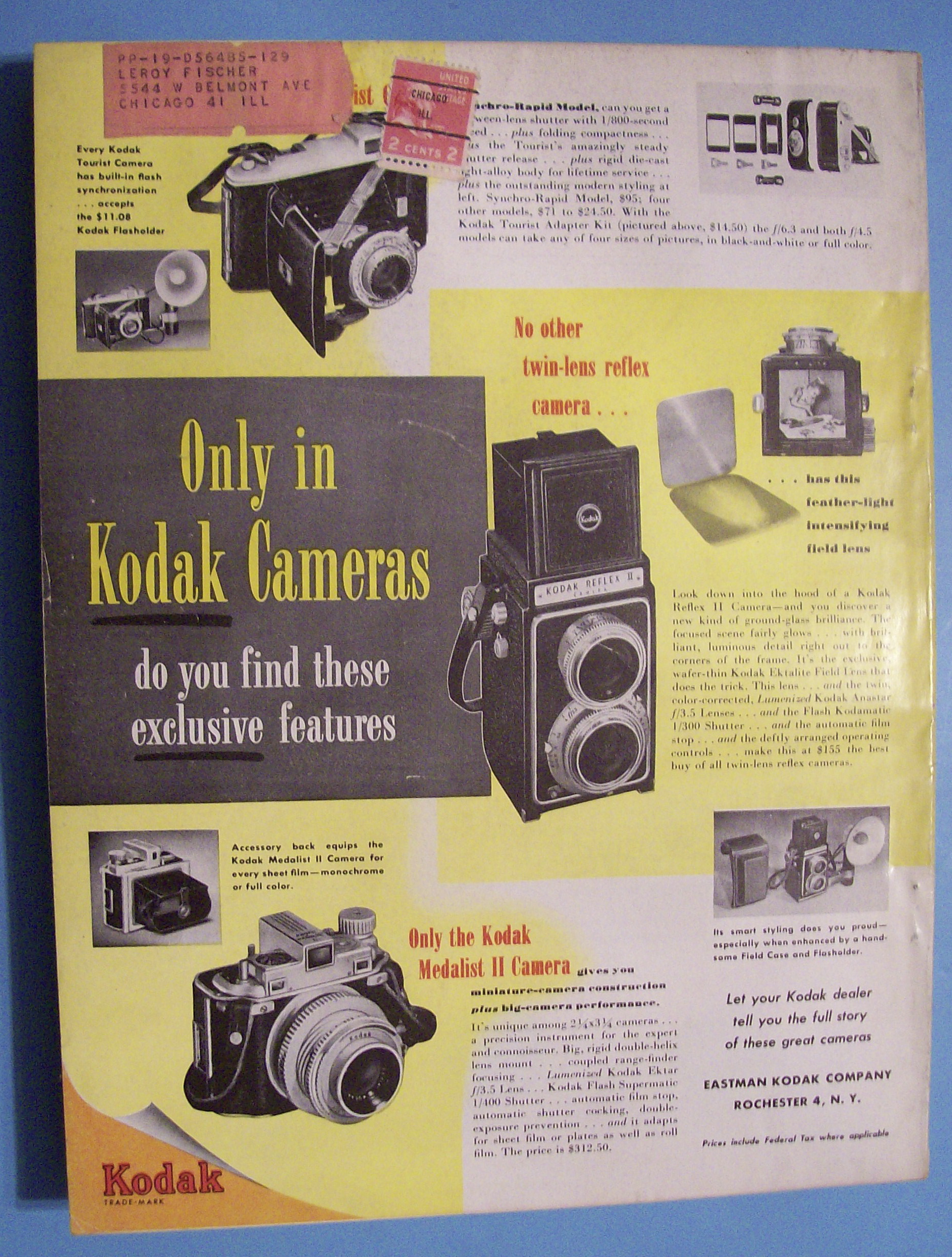 Popular Photography Magazine - January 1950