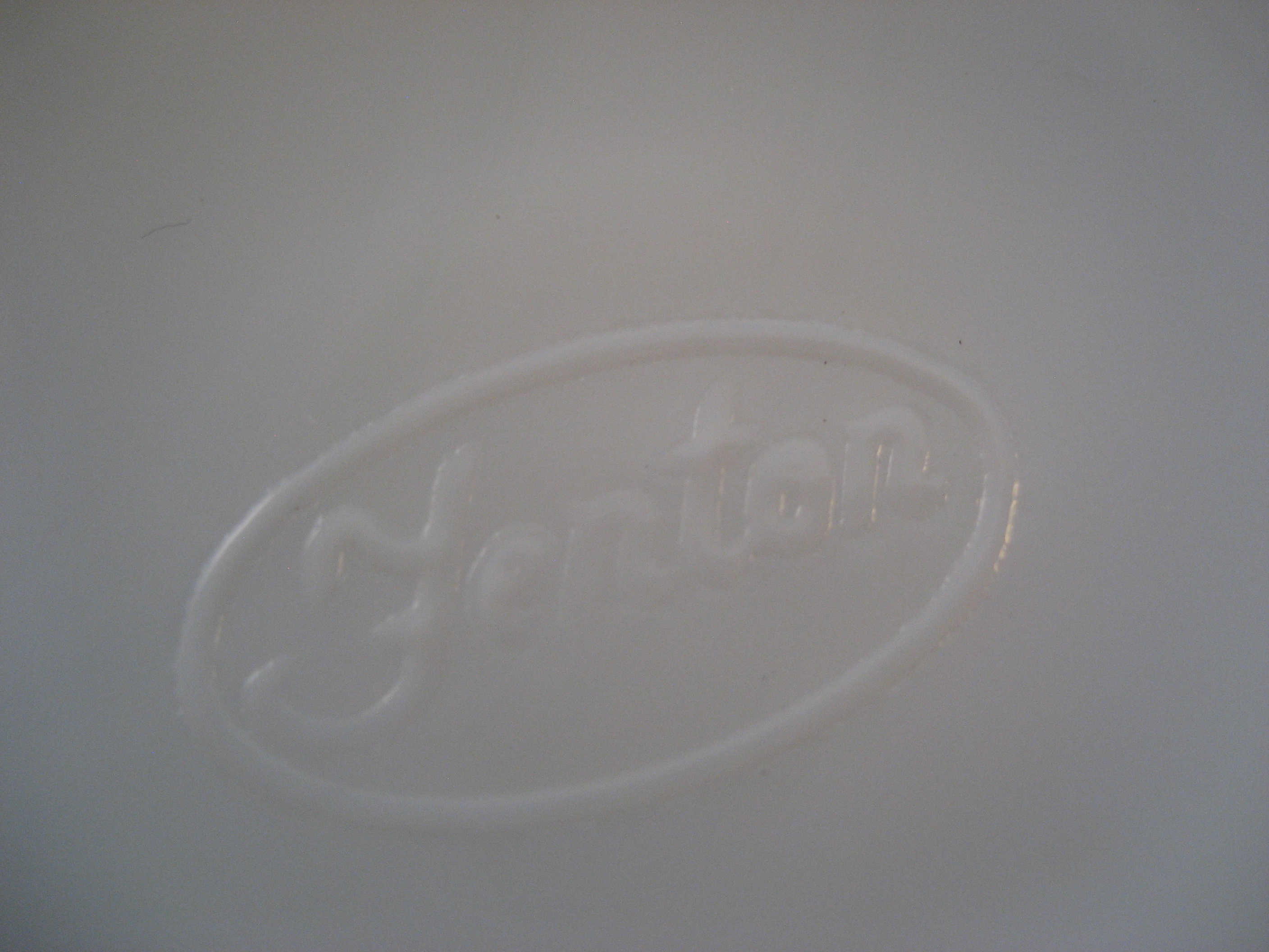 Milk Glass Hob Nail Fenton Two Handle Dish