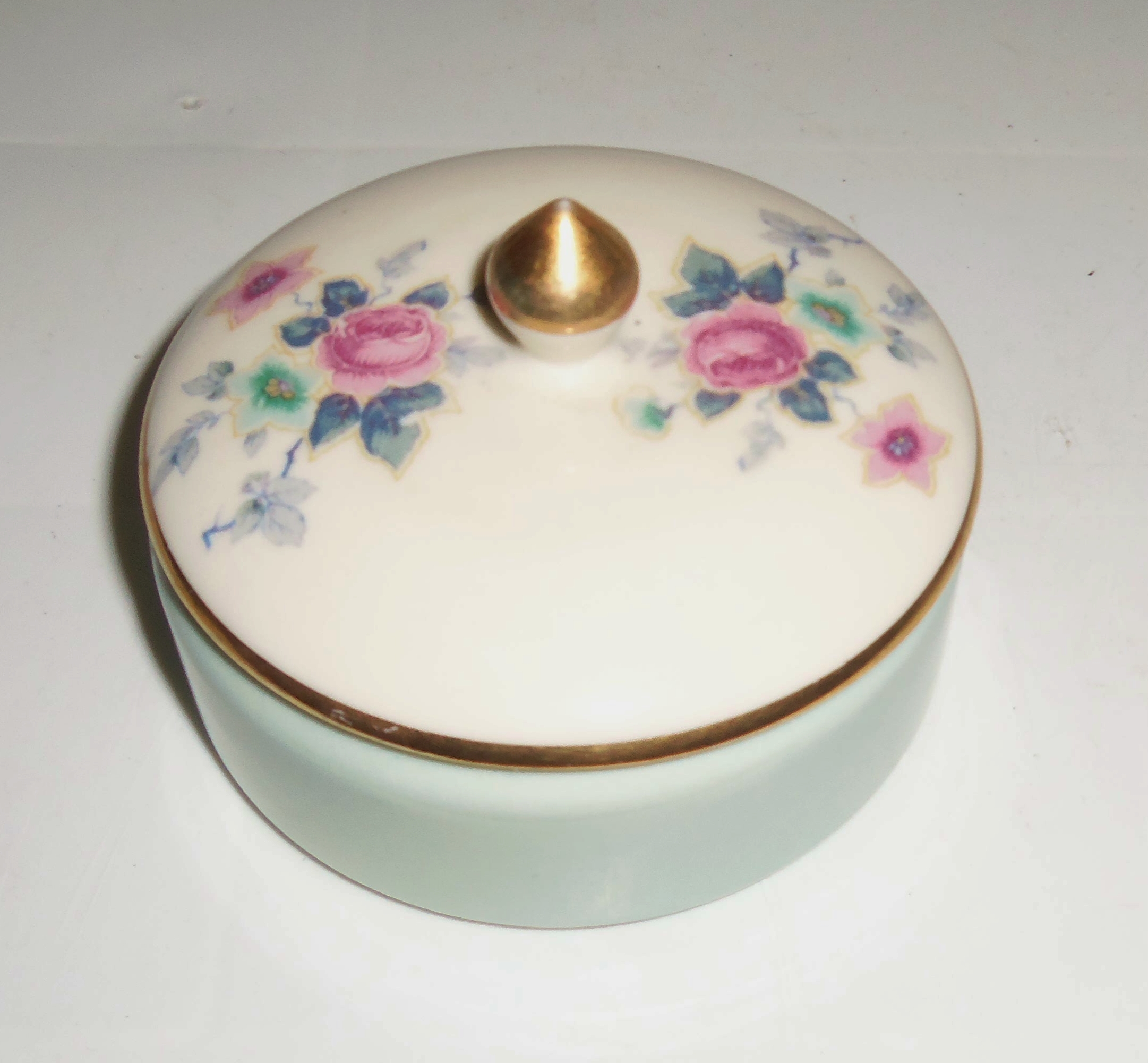 Franciscan Pottery Kaolena China Floral Covered Box