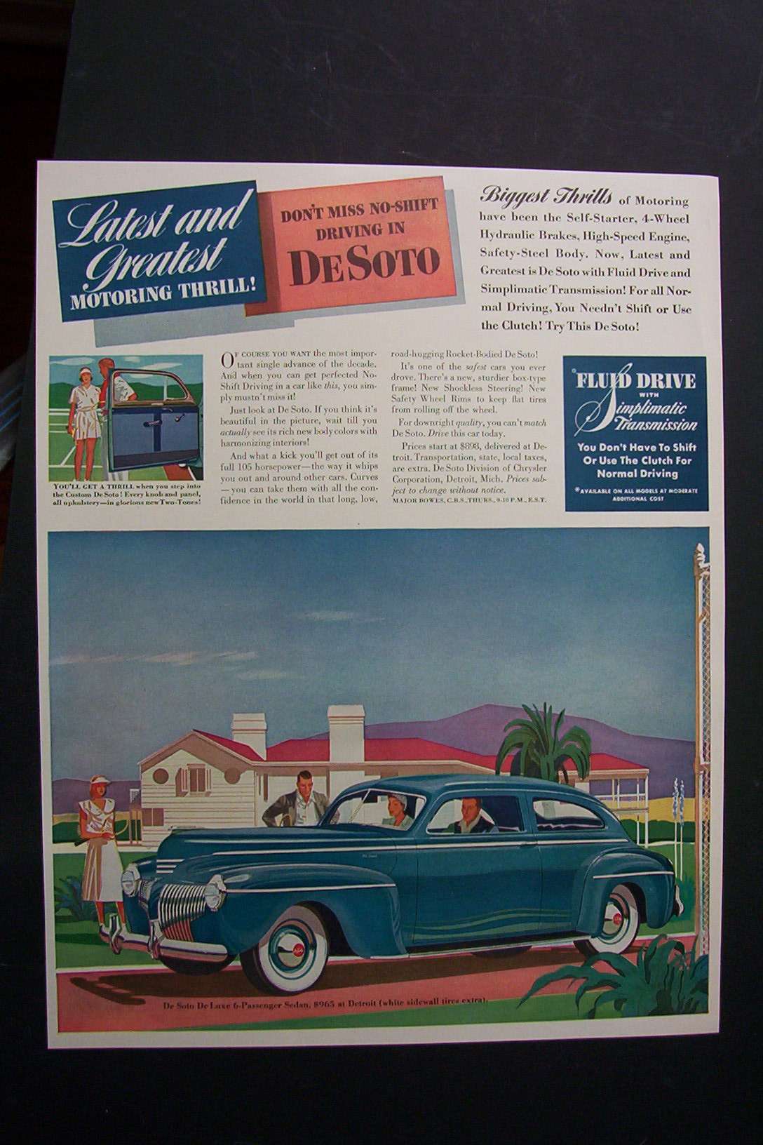 1941 De Soto Cars with Great De Soto Car