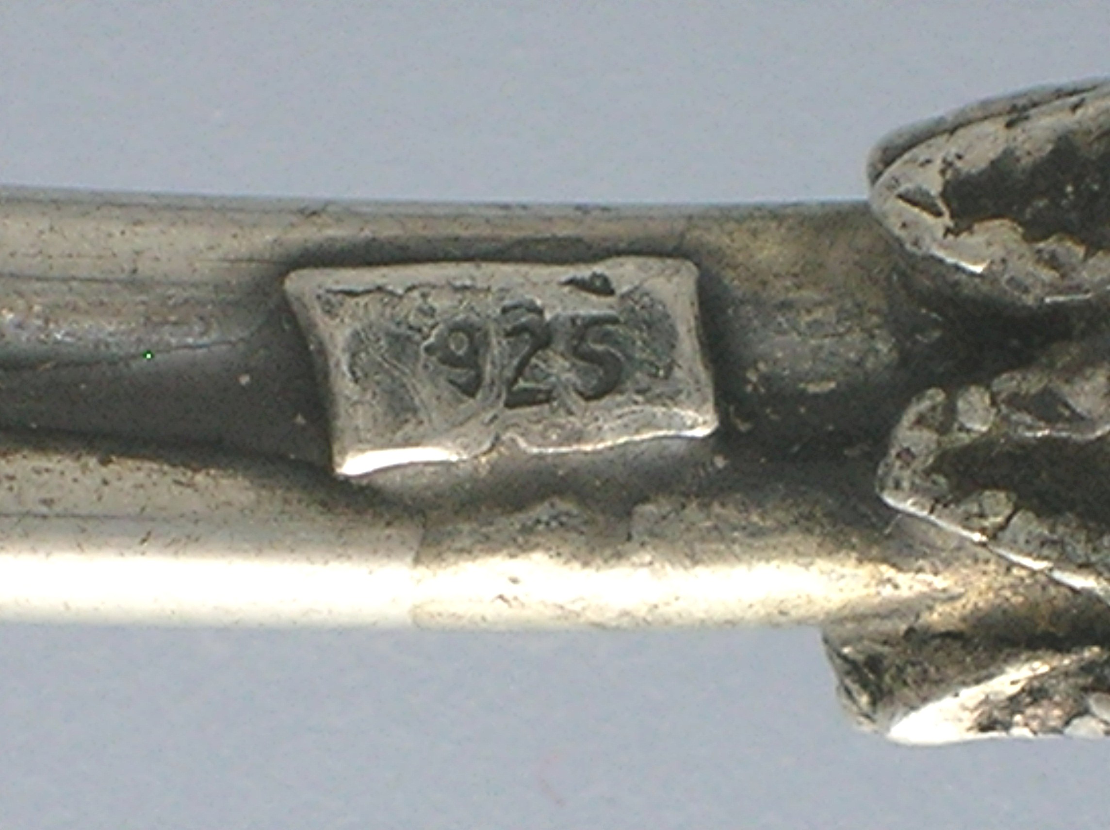 Antique Sterling Silver Rams head Bracelet