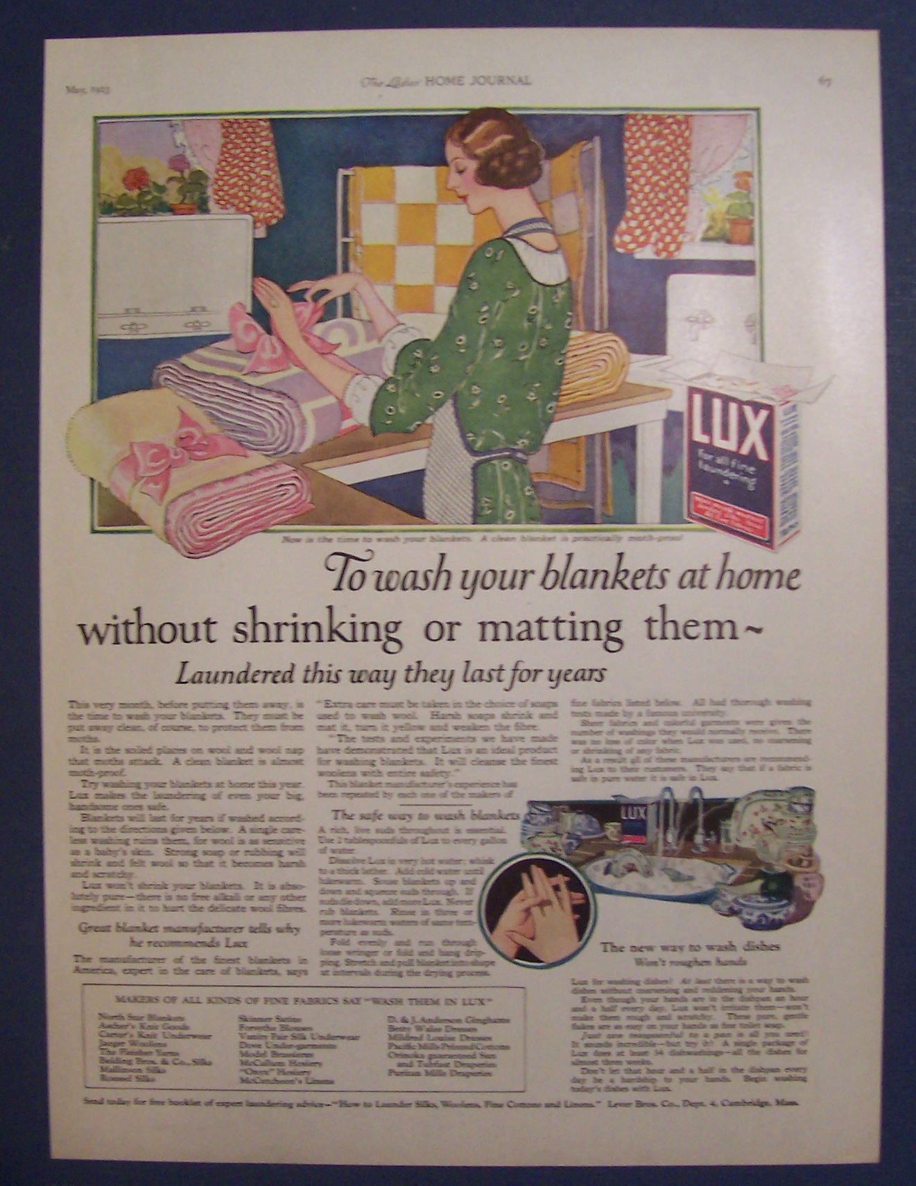 1923  Lux  Soap