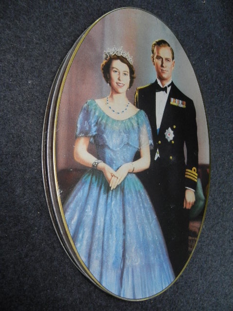 Queen Elizabeth and Phillip Biscuit Tin Carlisle Englan