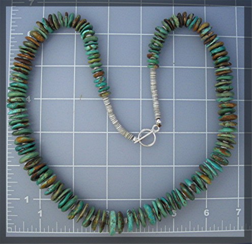 Santo Domingo Turquoise Sterling Silver Necklace
