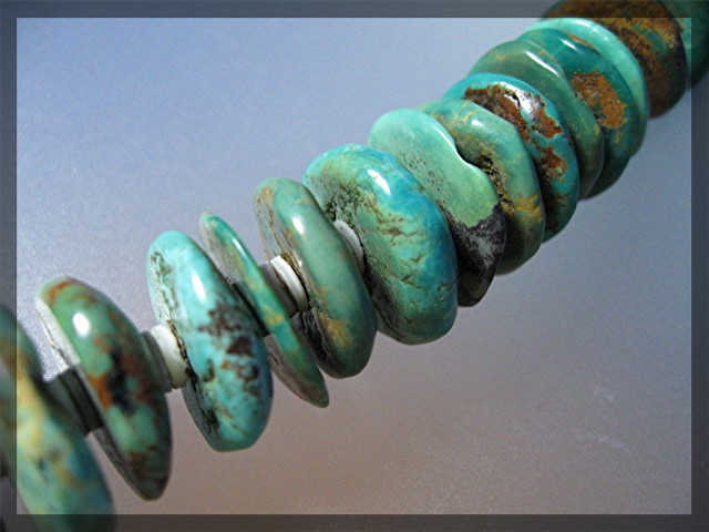 Santo Domingo Turquoise Sterling Silver Necklace