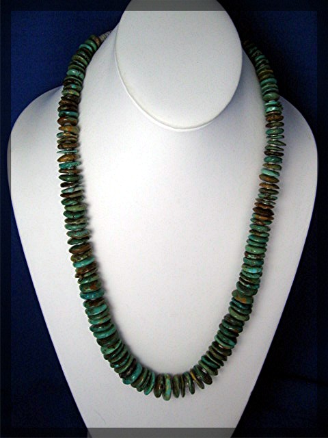 Santo Domingo Turquoise Sterling Silver Necklace
