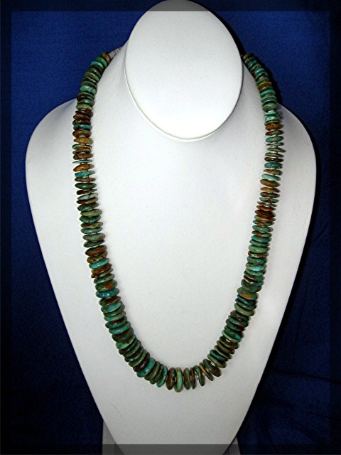 Santo Domingo Turquoise Sterling Silver Necklace