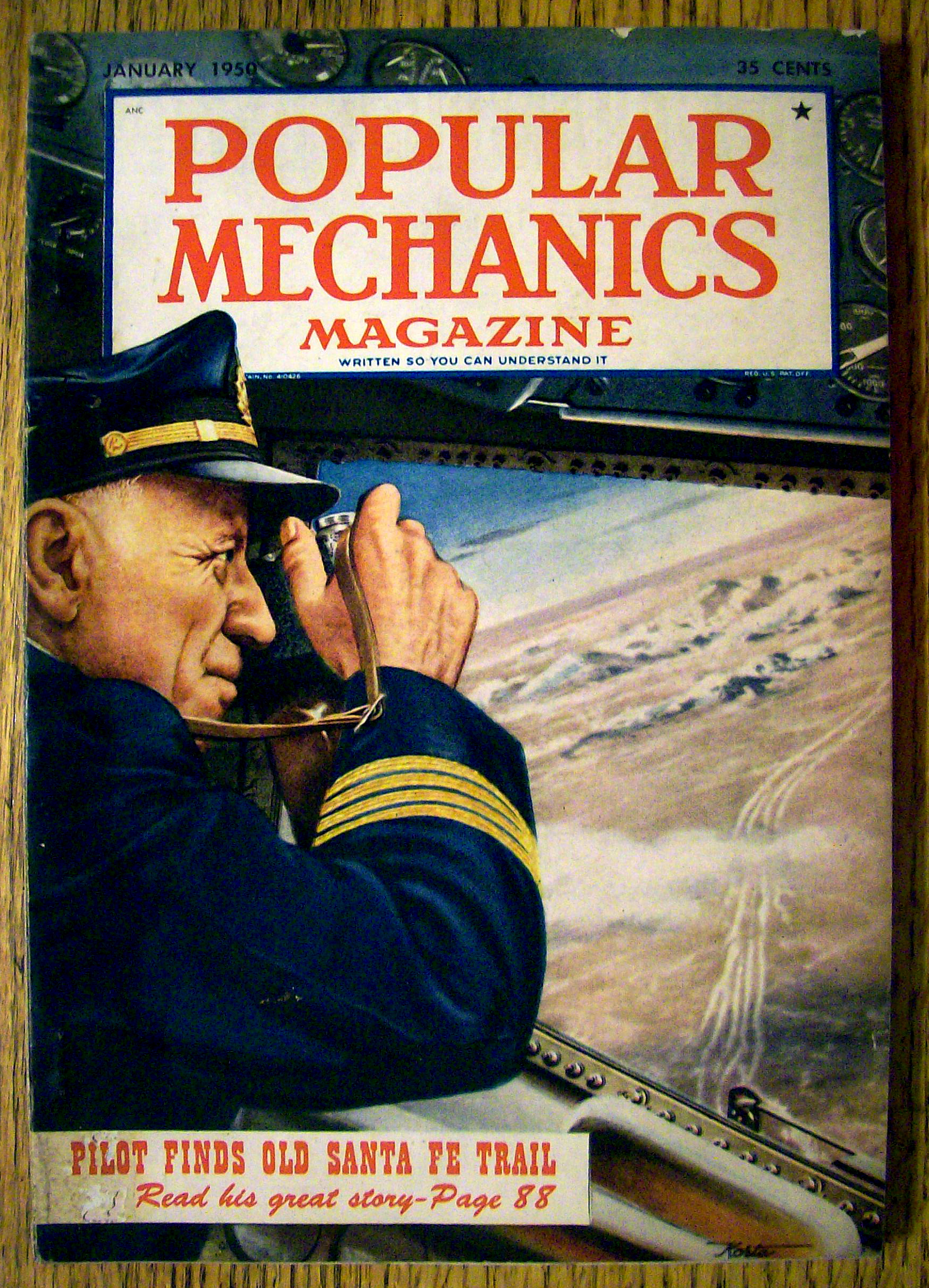 Popular Mechanics-January 1950-Pilot Finds Santa Fe