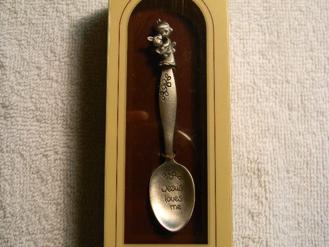 Precious Moments Pewter Spoon