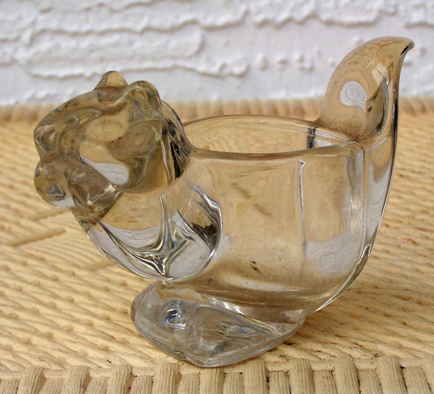 Avon Glass Squirrel Holder