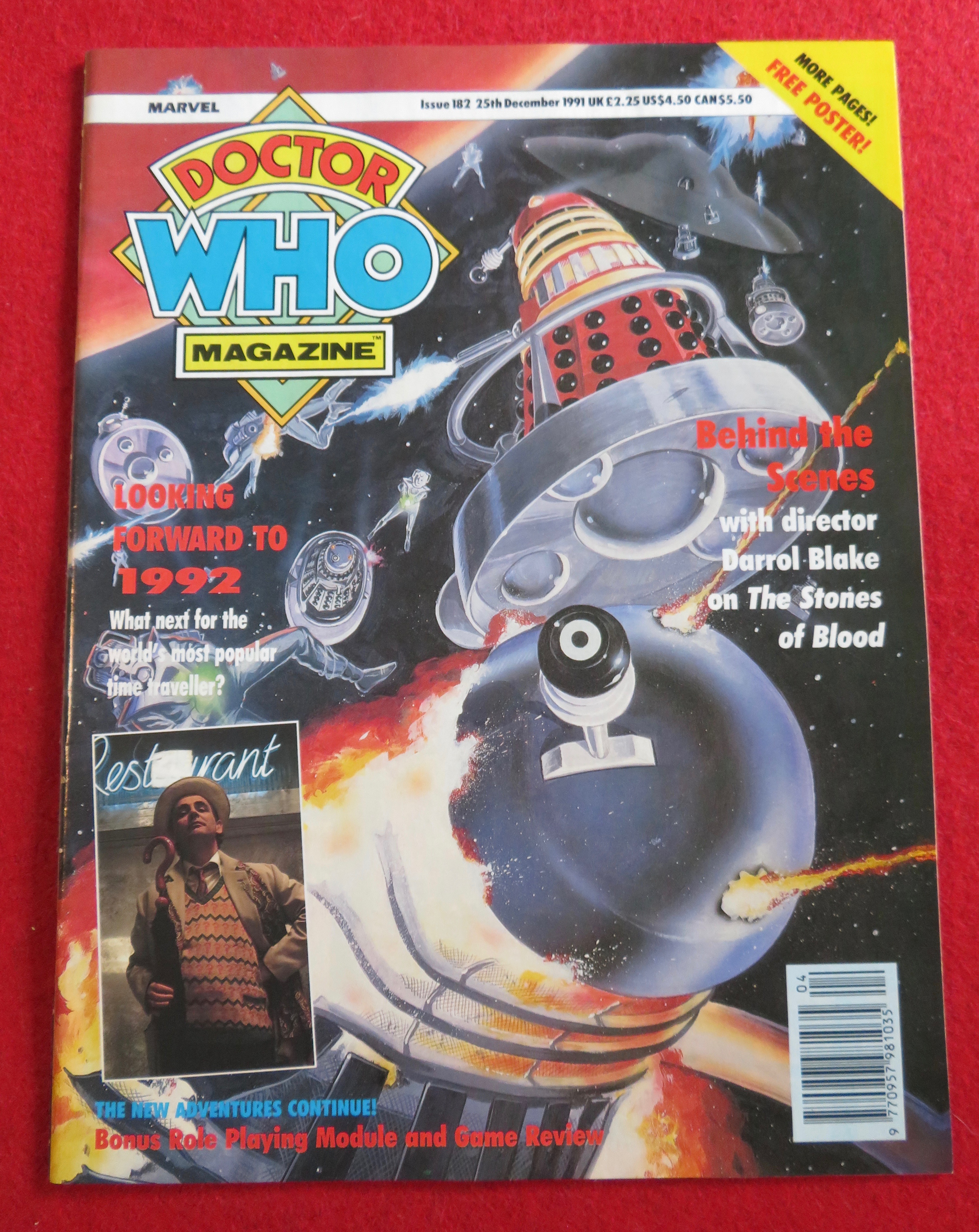 Doctor (Dr) Who Magazine December 25, 1991