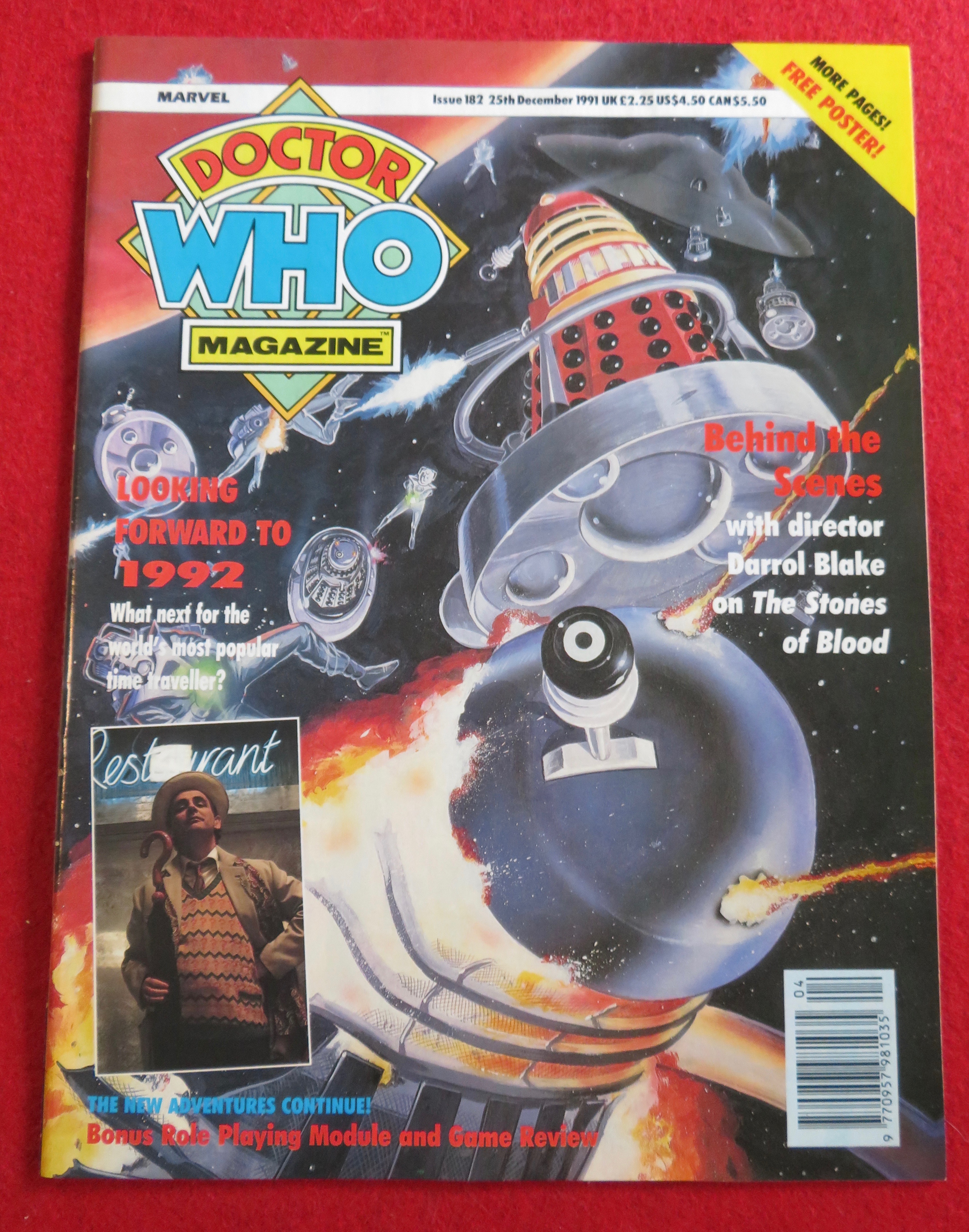 Doctor (Dr) Who Magazine December 25, 1991