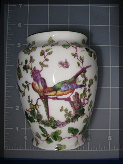 Porcelain hand painted vase, Victoria, Austria
