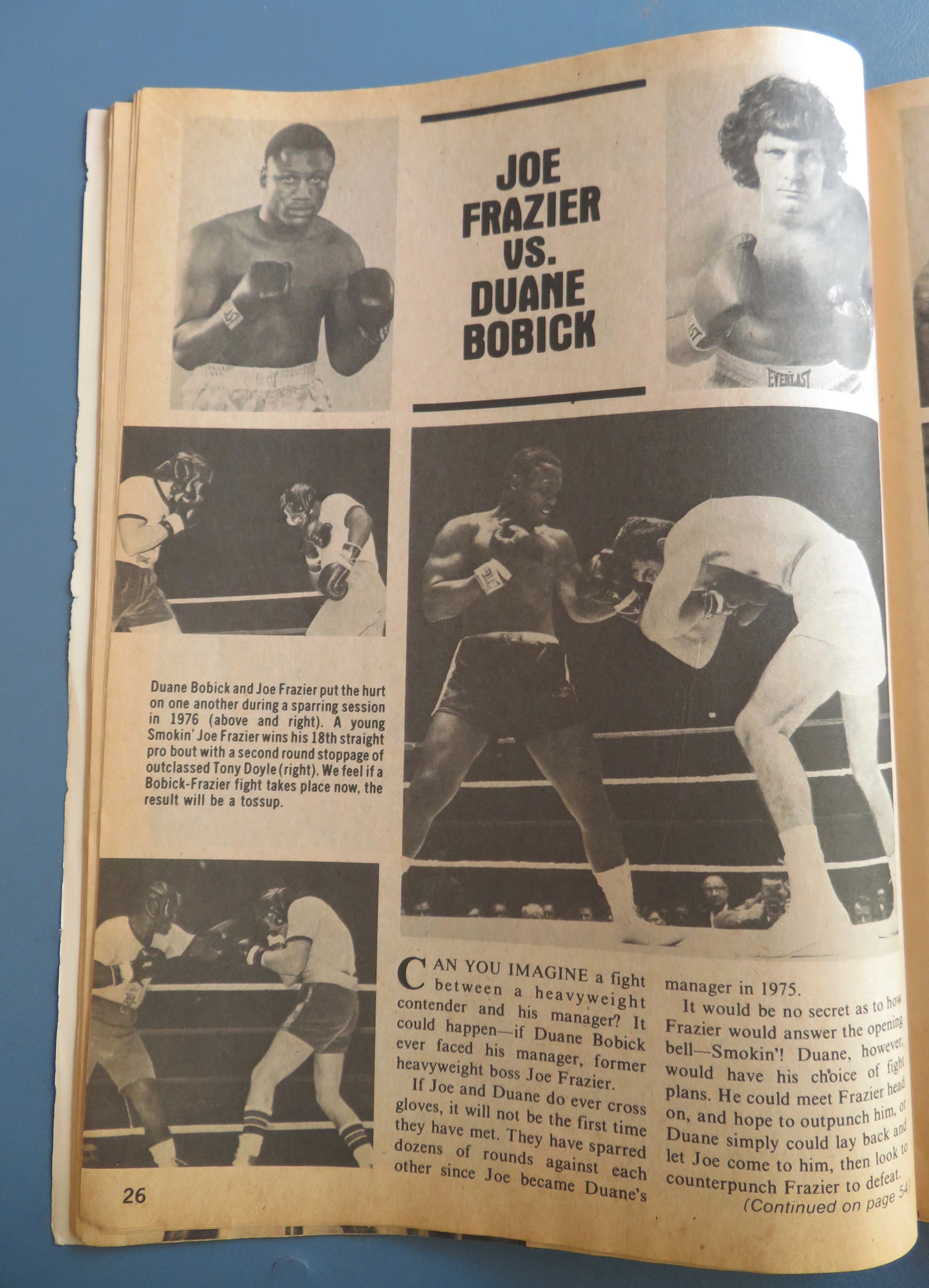 Big Book Of Boxing Magazine January 1978 Ali