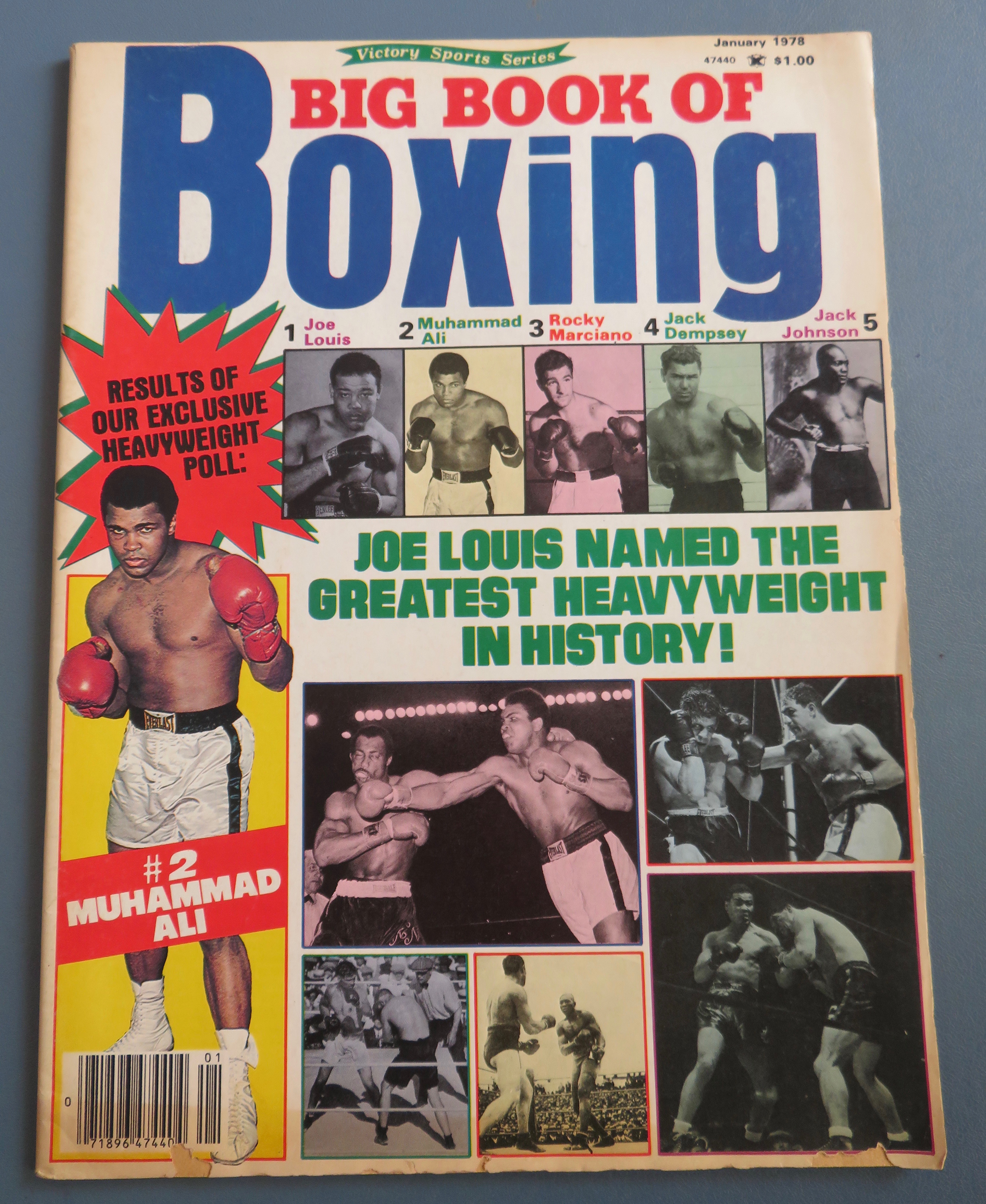 Big Book Of Boxing Magazine January 1978 Ali