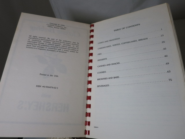 Classic Baking with Hersheys Cookbook 1992