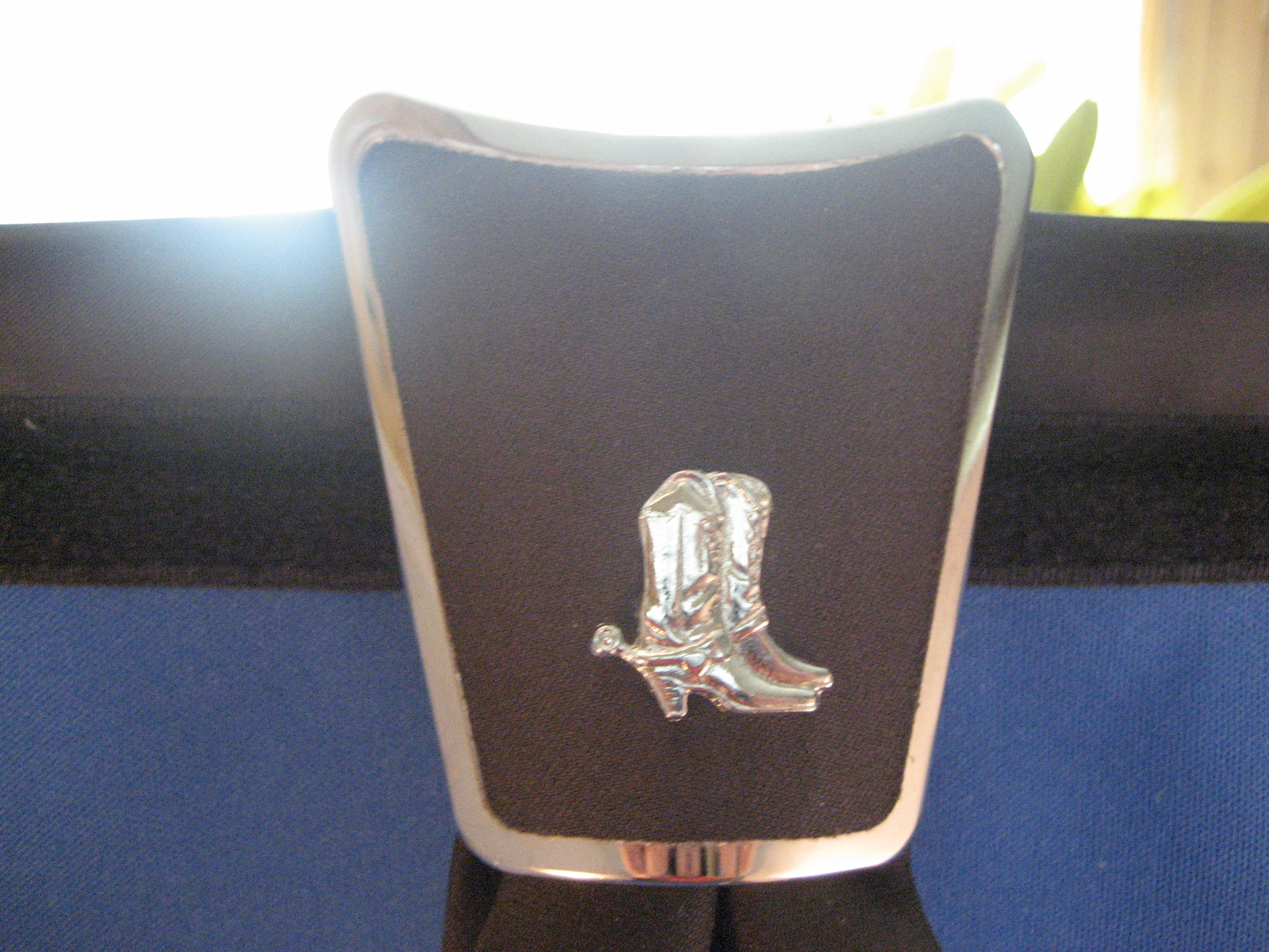 Brown Clip On Western Tie