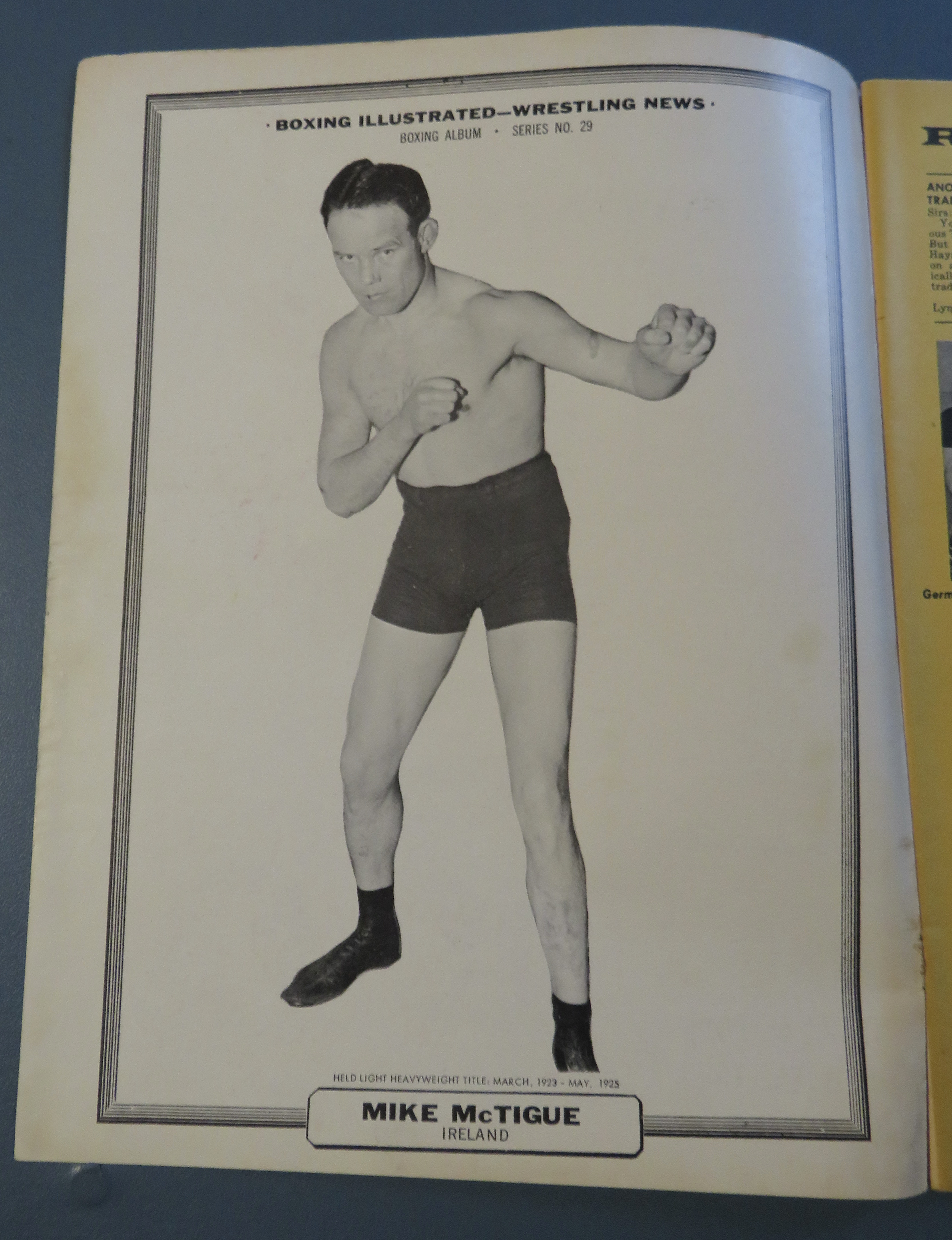 Boxing Illustrated Magazine February 1962 Rocky