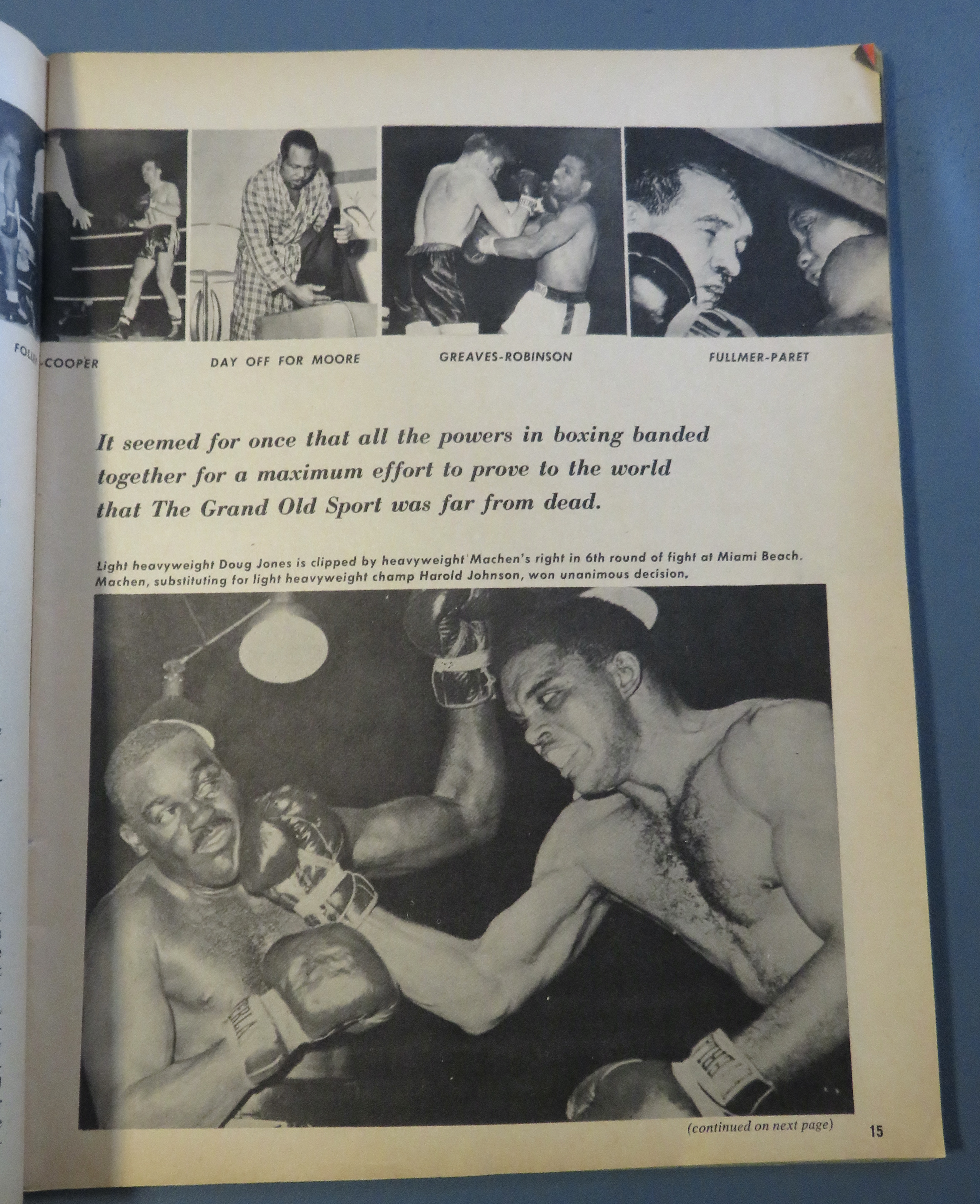 Boxing Illustrated Magazine February 1962 Rocky