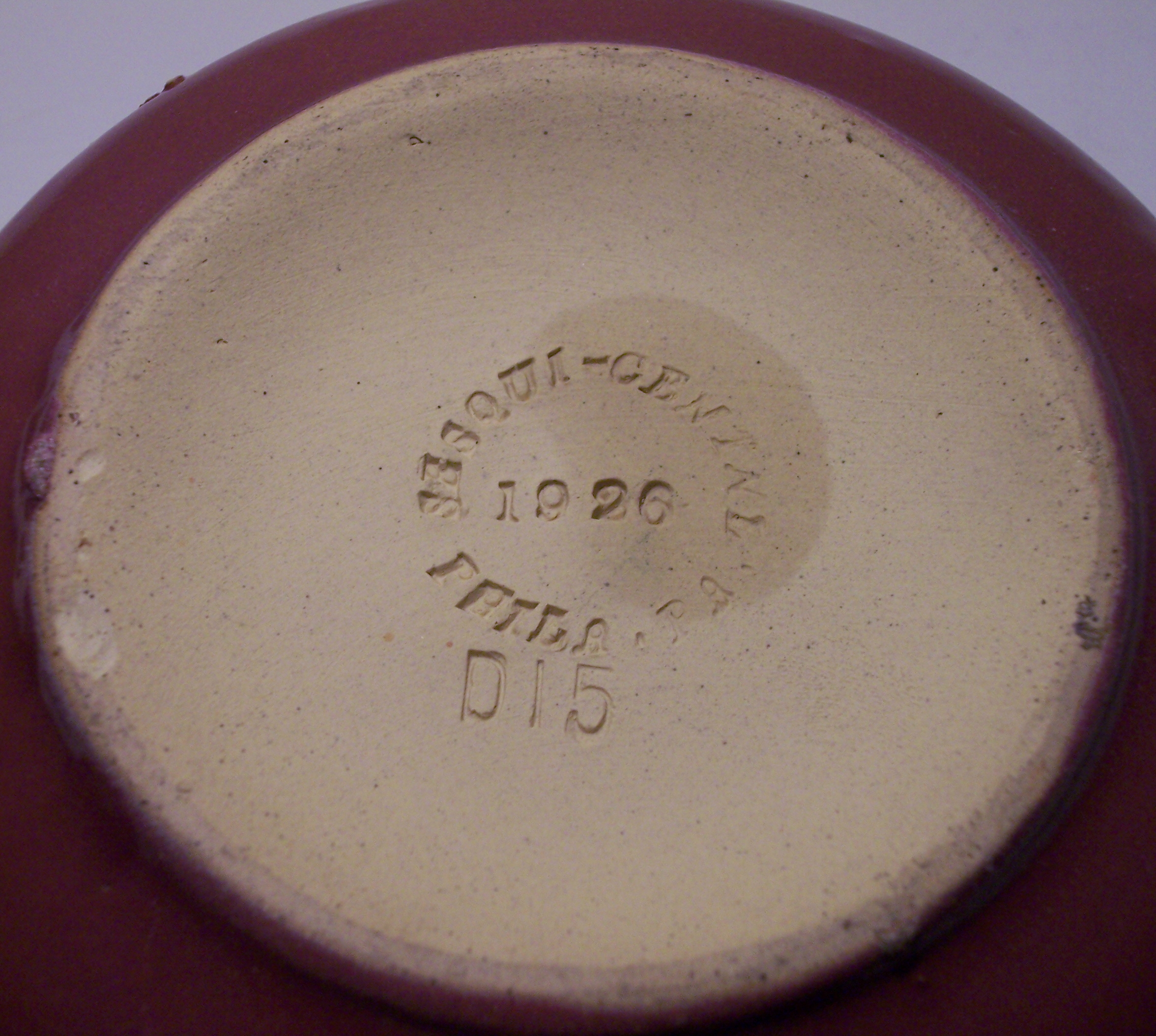 Zanesville Stoneware Pottery Company Rose Chamberstick!