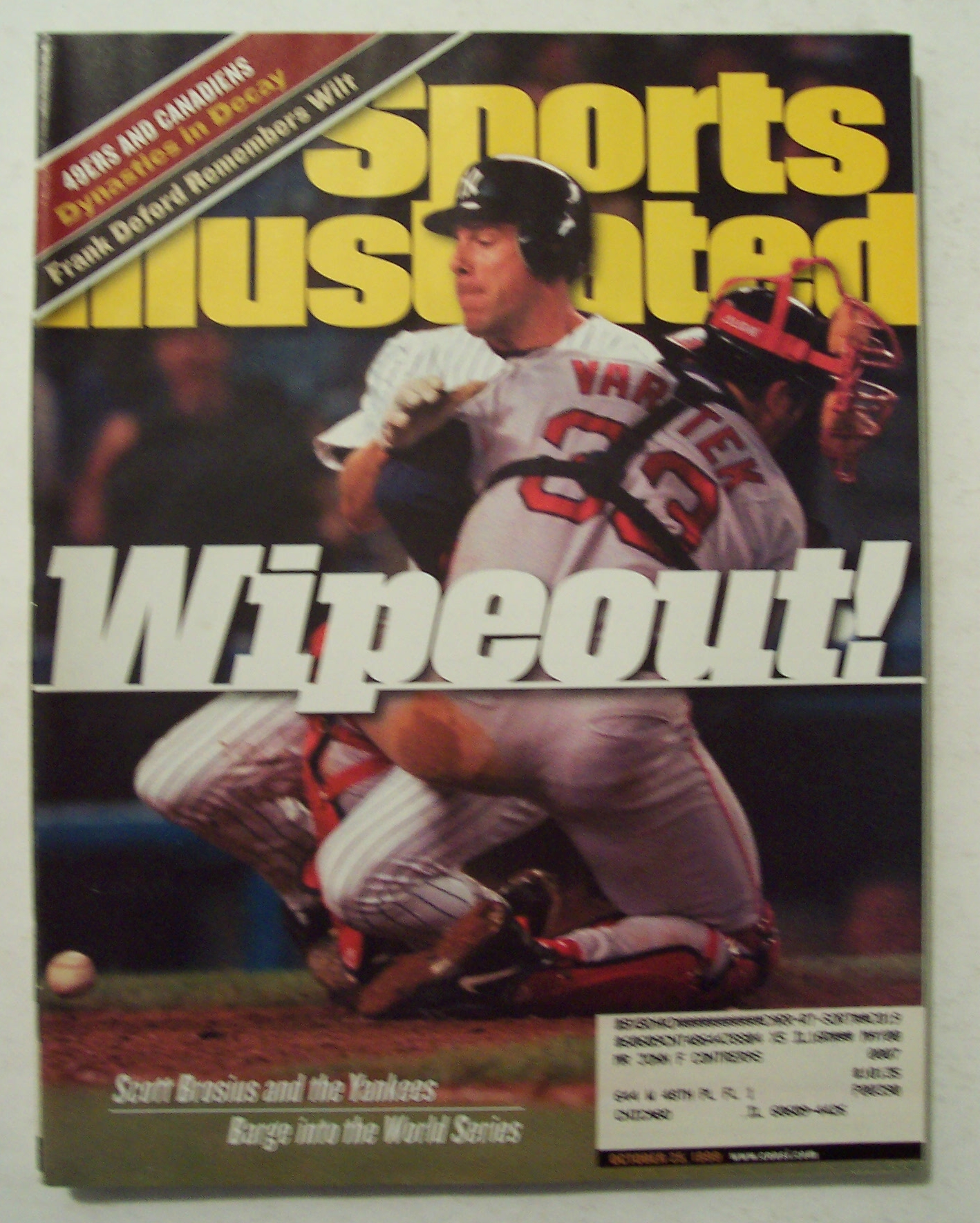 Sports Illustrated Magazine-Oct 25, 1999-Scott Brosius