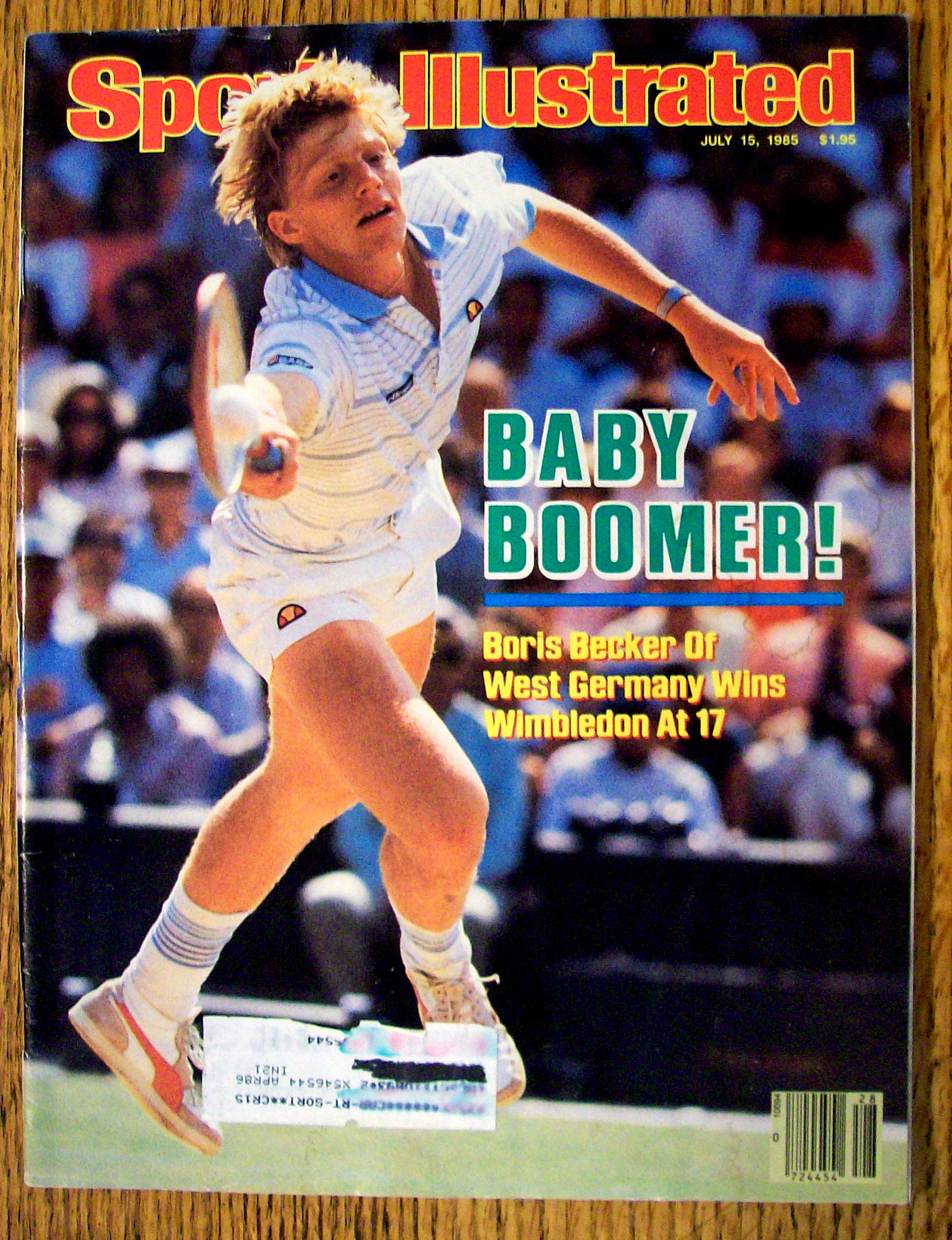 Sports Illustrated Magazine-July 15, 1985-Boris Becker