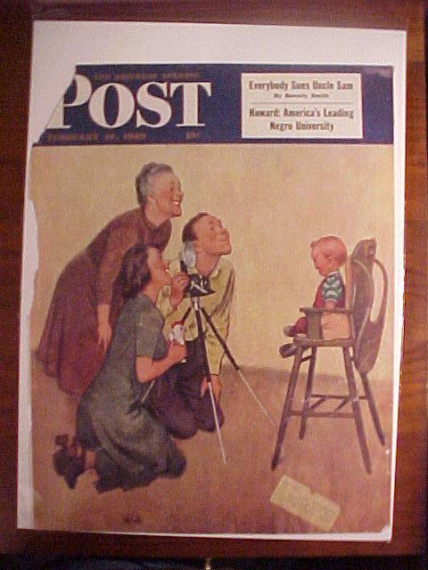 Saturday Evening Post Cover By Welch - Feb 19, 1949