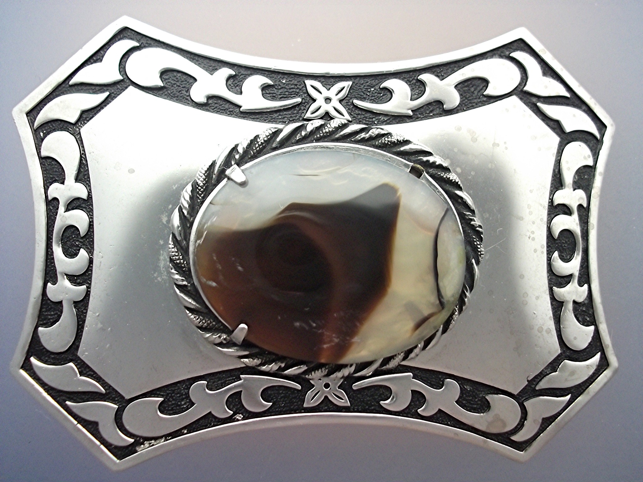 Belt Buckle with Cabachon stone