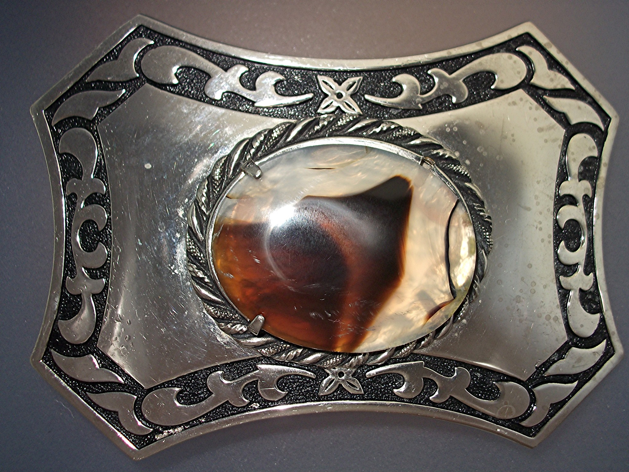 Belt Buckle with Cabachon stone
