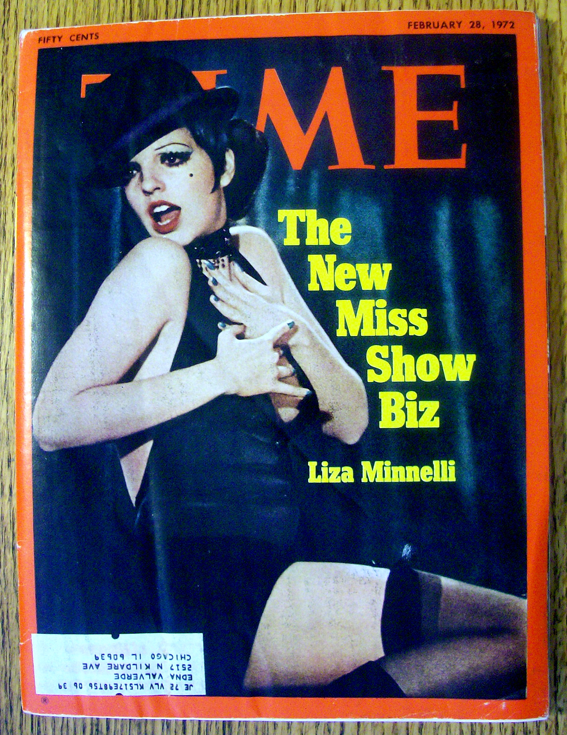Time Magazine-February  28, 1972-Liza Minnelli