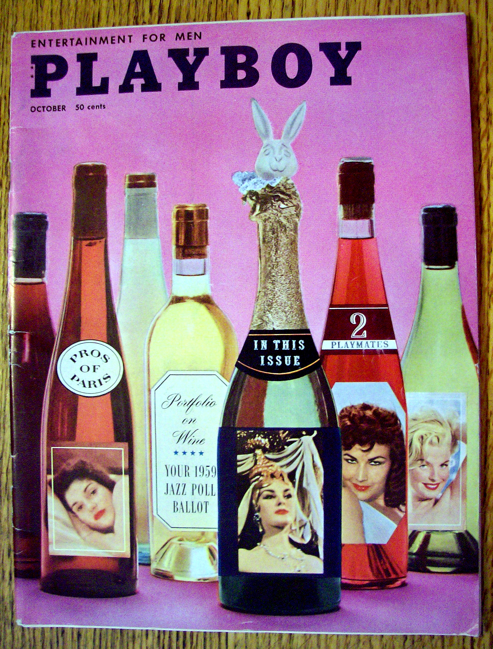 Playboy Magazine-October 1958-Mara Corday