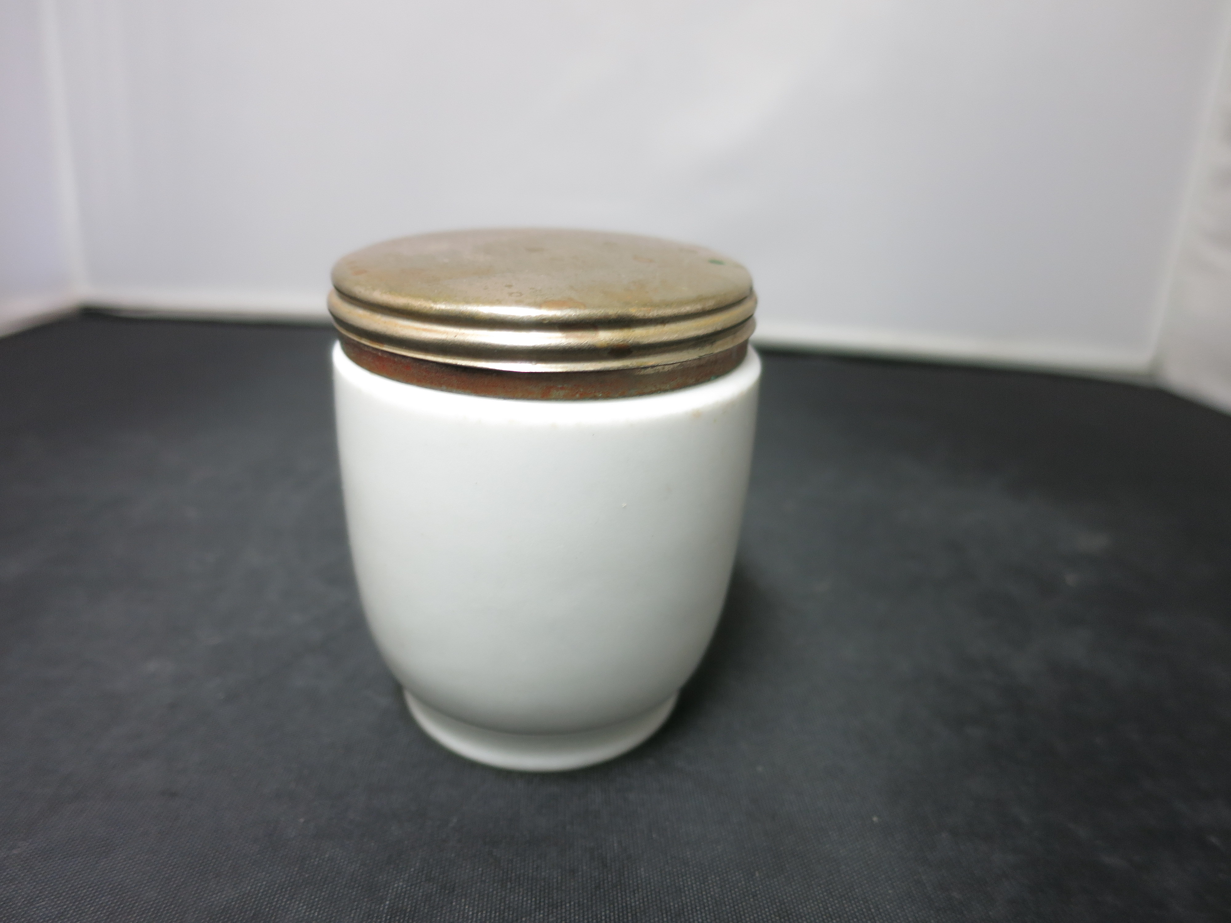 O P Co Syracuse China Pedestal Egg Coddler Egg Cup
