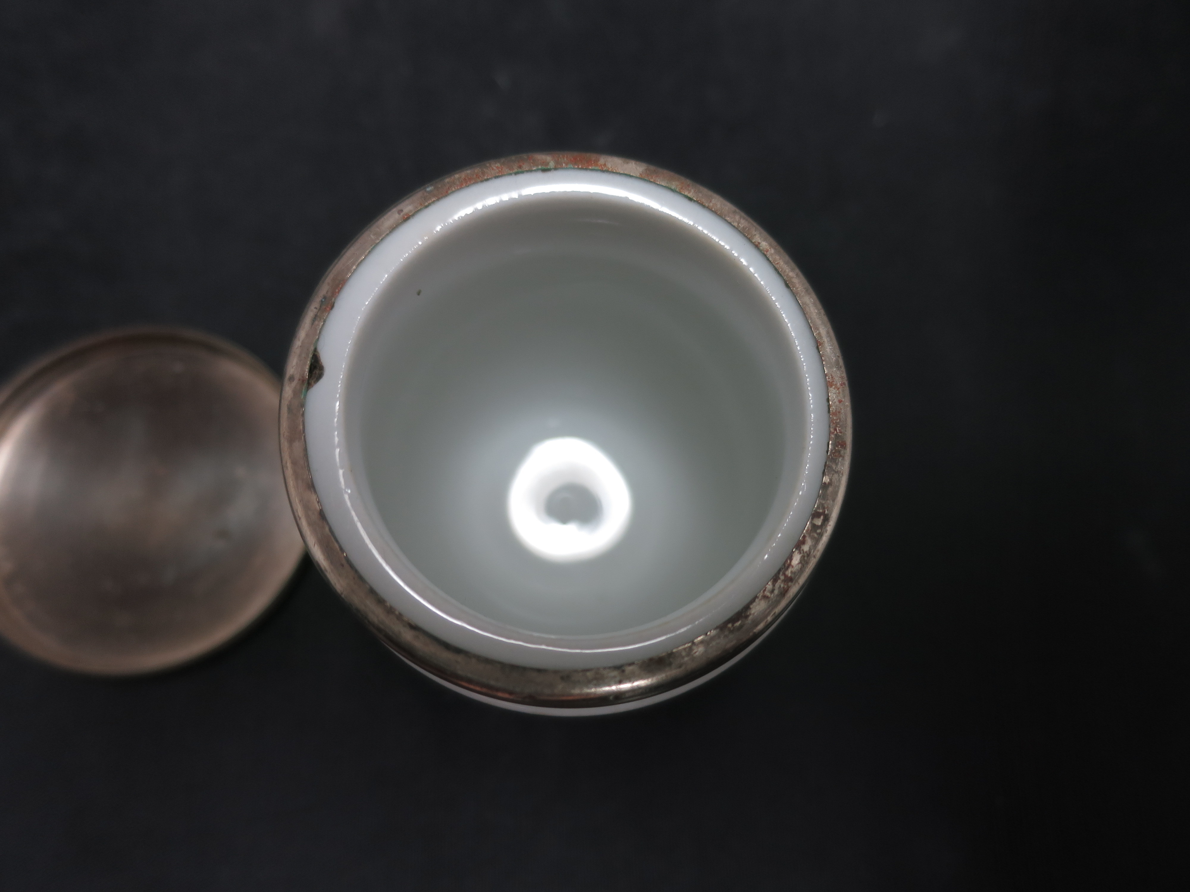 O P Co Syracuse China Pedestal Egg Coddler Egg Cup