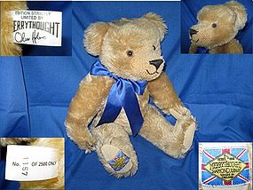 Merry Thought Teddy Bear Number 1157 of 2500.
