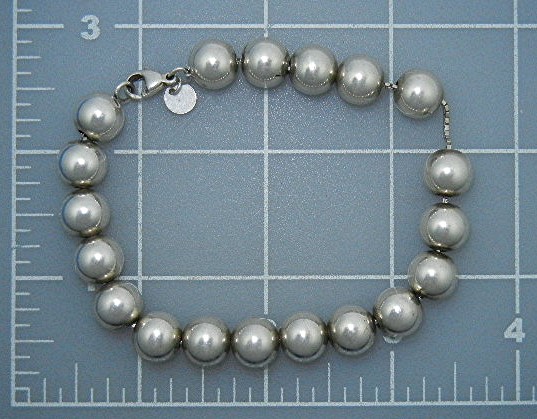 Tiffany Sterling Silver Beads Bracelet