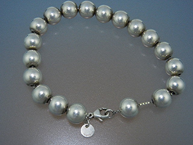 Tiffany Sterling Silver Beads Bracelet
