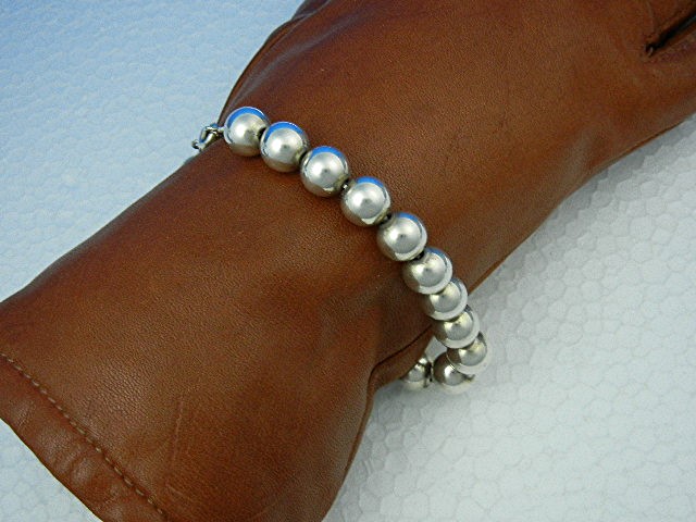 Tiffany Sterling Silver Beads Bracelet