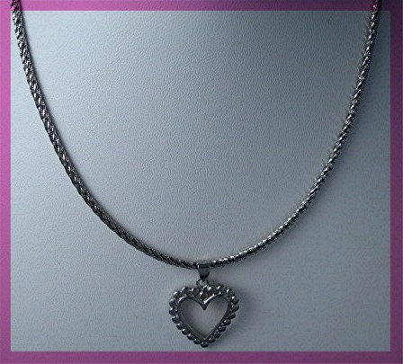 Sterling Silver Heart Pendant or Charm