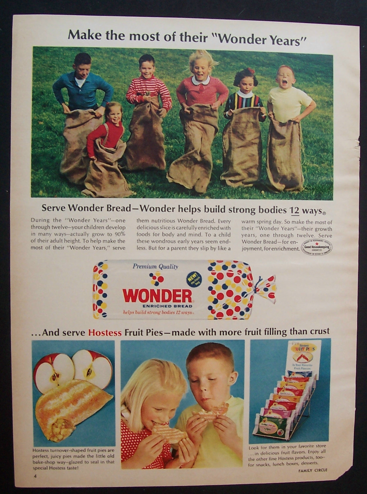 1966 Wonder Bread & Hostess Fruit Pies