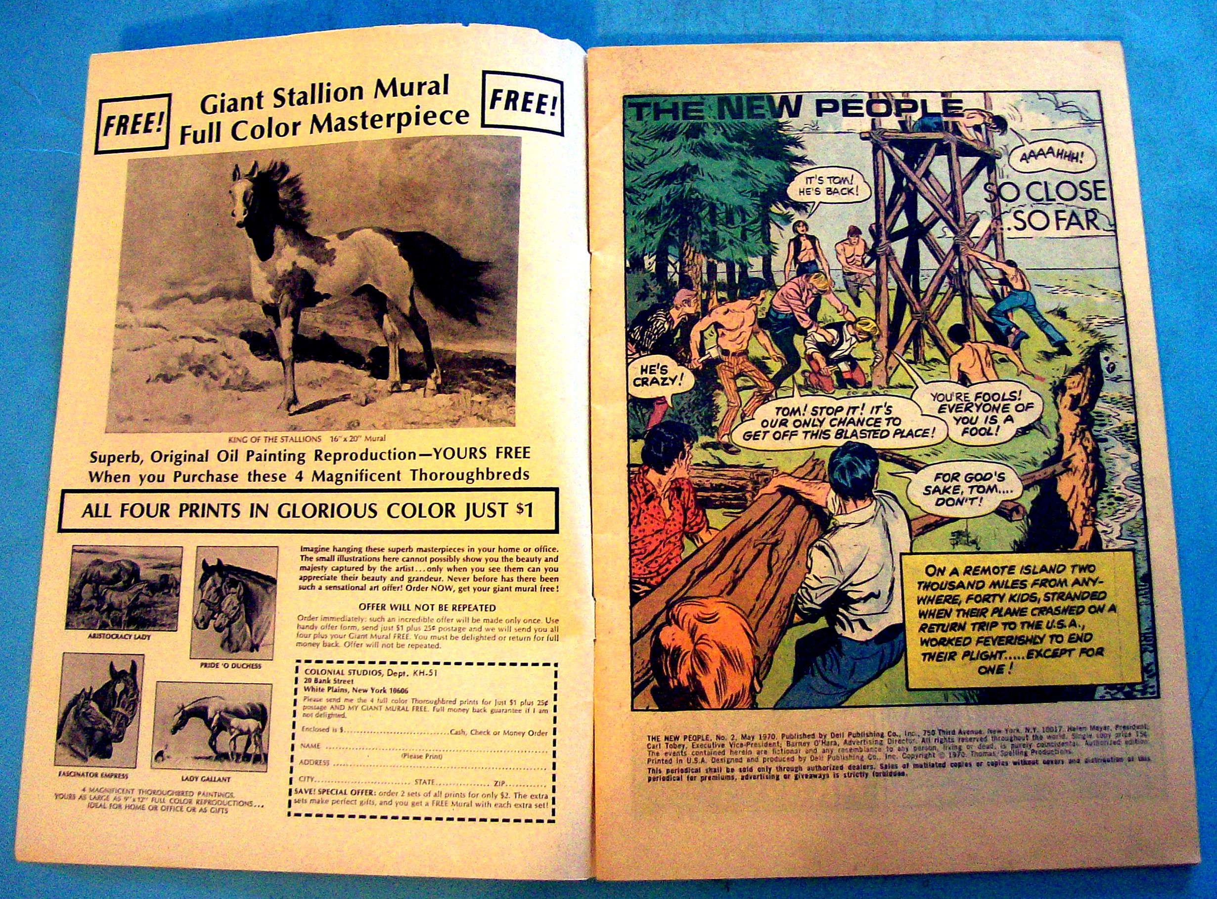 Dell Comics The New People Comic May 1970
