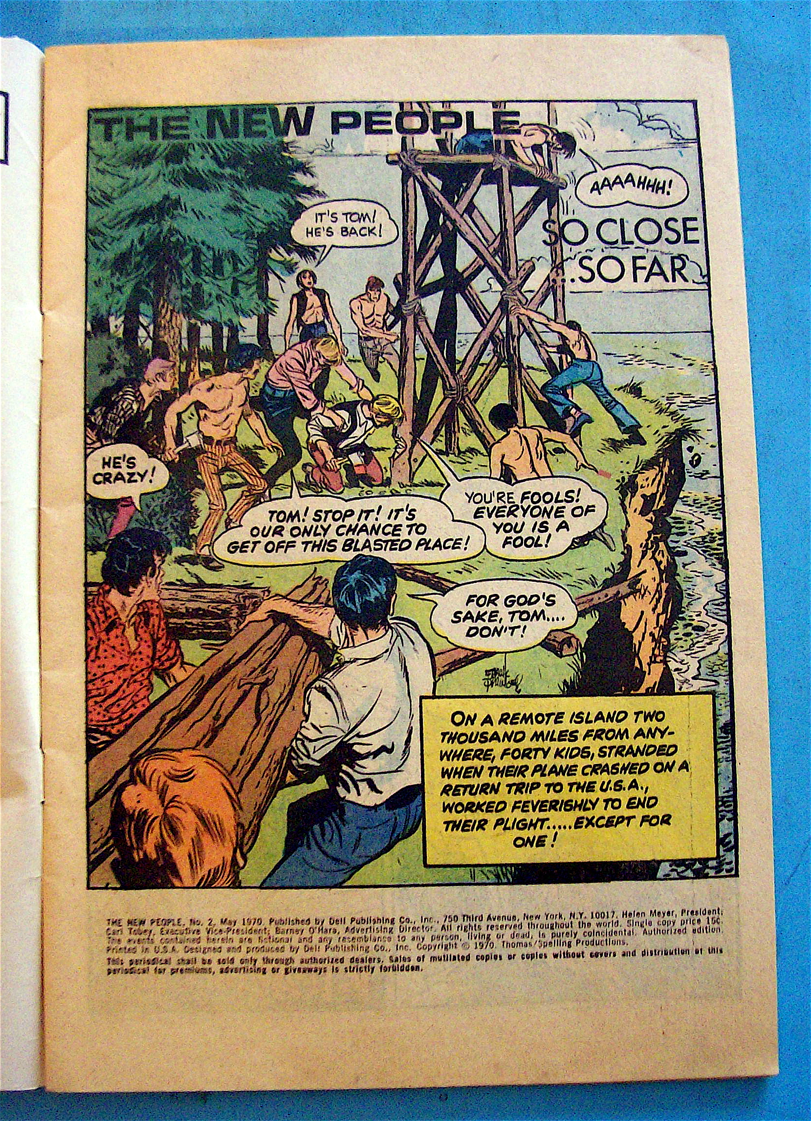 Dell Comics The New People Comic May 1970