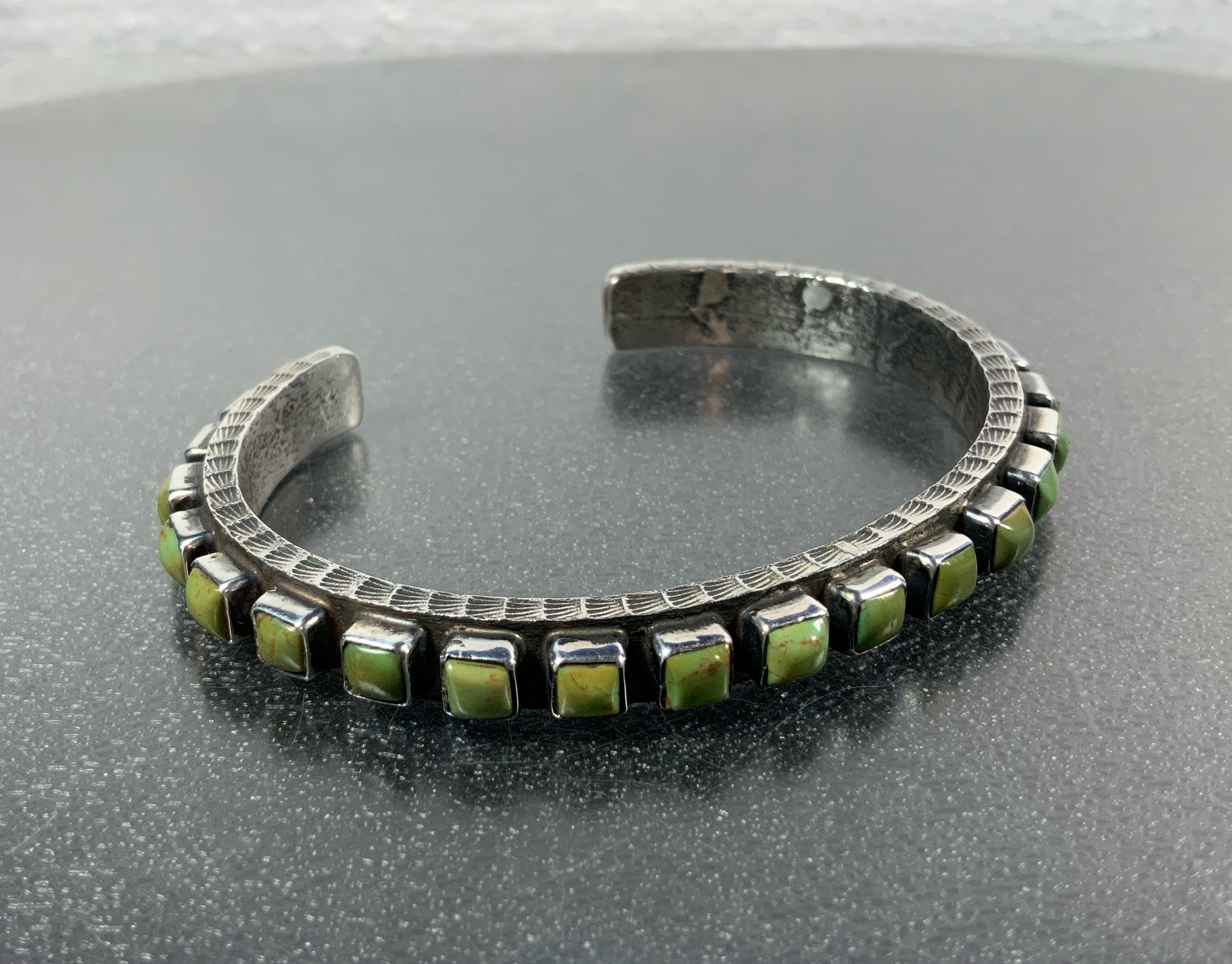 Ernest Rangel Kingman Turquoise Sterling Silver Bracele