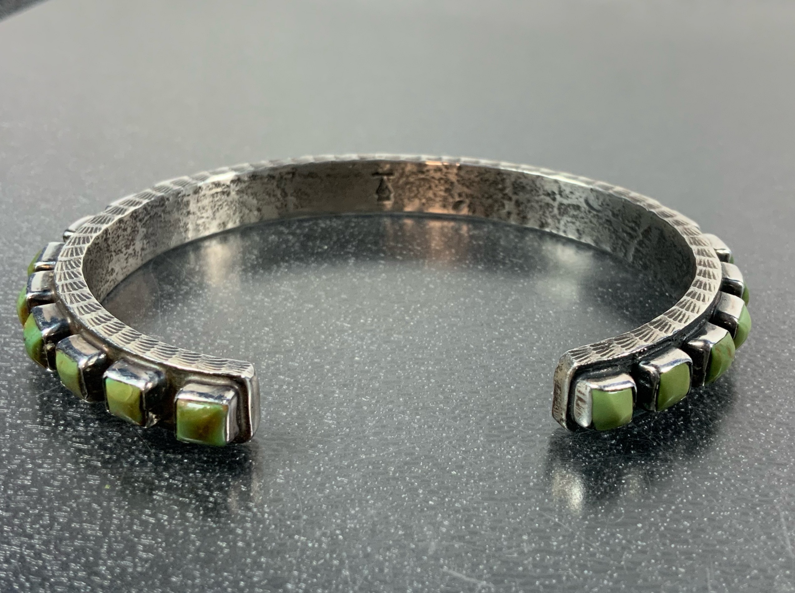Ernest Rangel Kingman Turquoise Sterling Silver Bracele