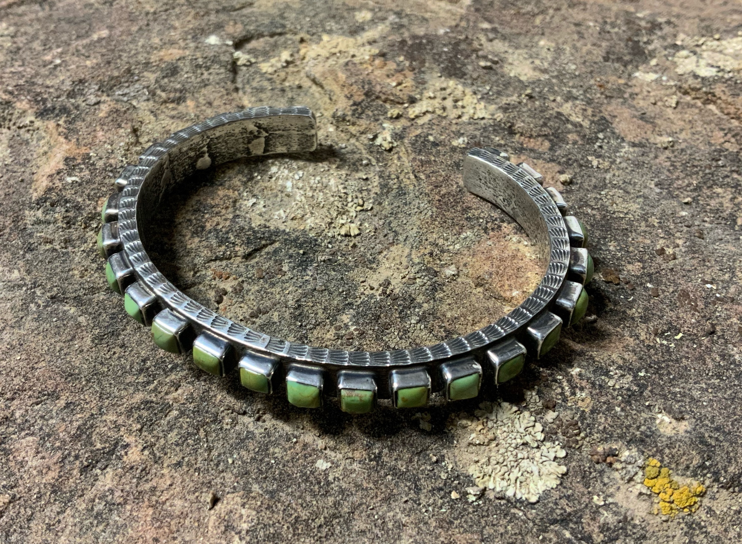 Ernest Rangel Kingman Turquoise Sterling Silver Bracele