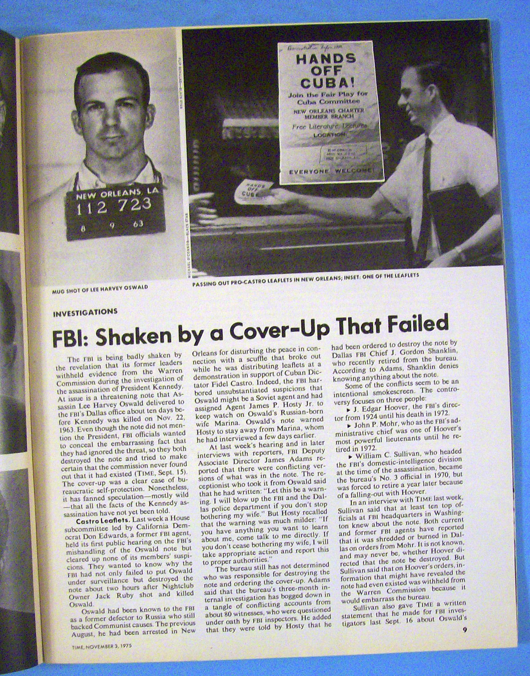 Time Magazine-November 3, 1975-Juan Carlos