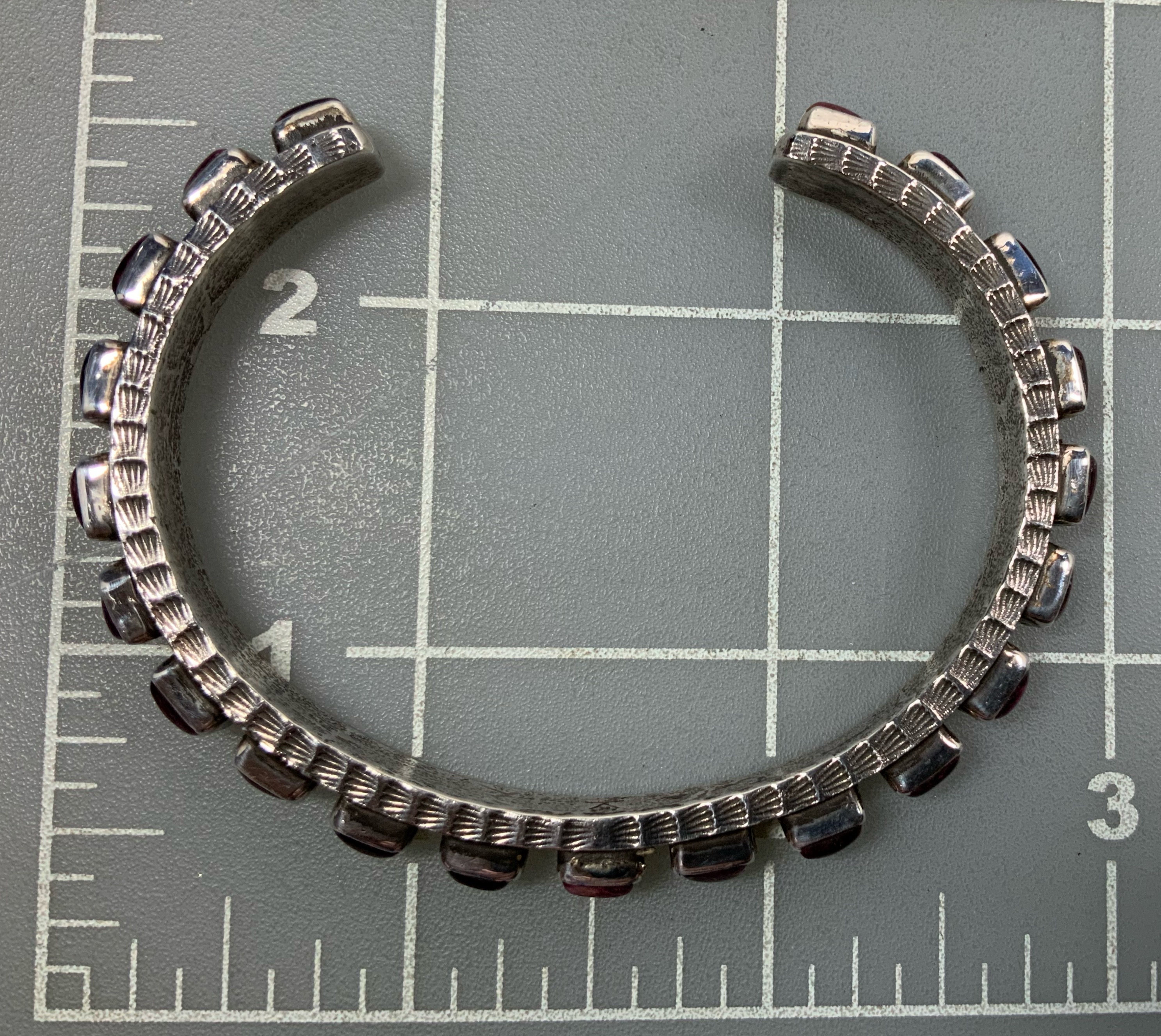 Ernest Rangel Purple Spiny Oyster Sterling Silver Brace