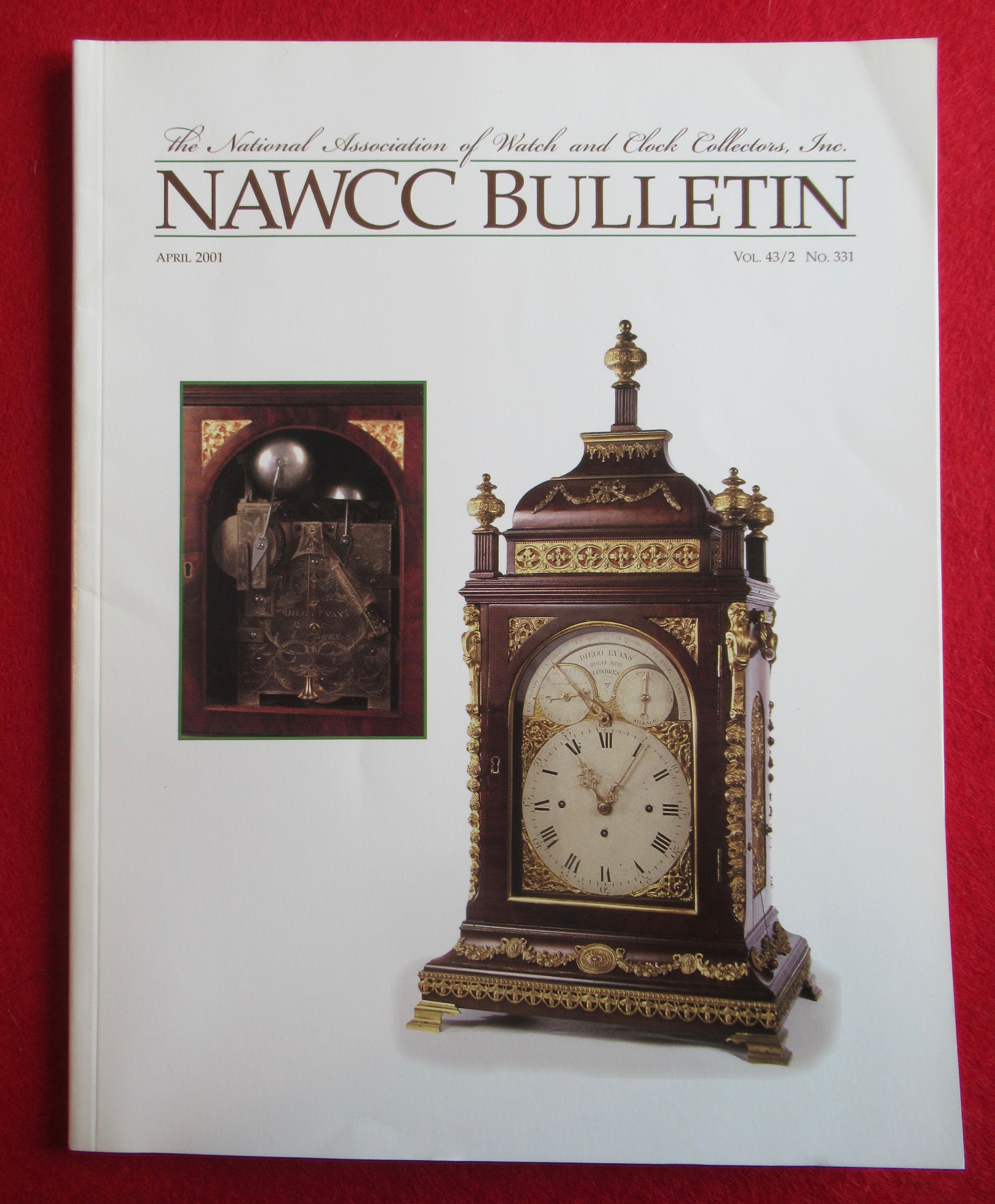 NAWCC Bulletin April 2001 Watch & Clock Collectors