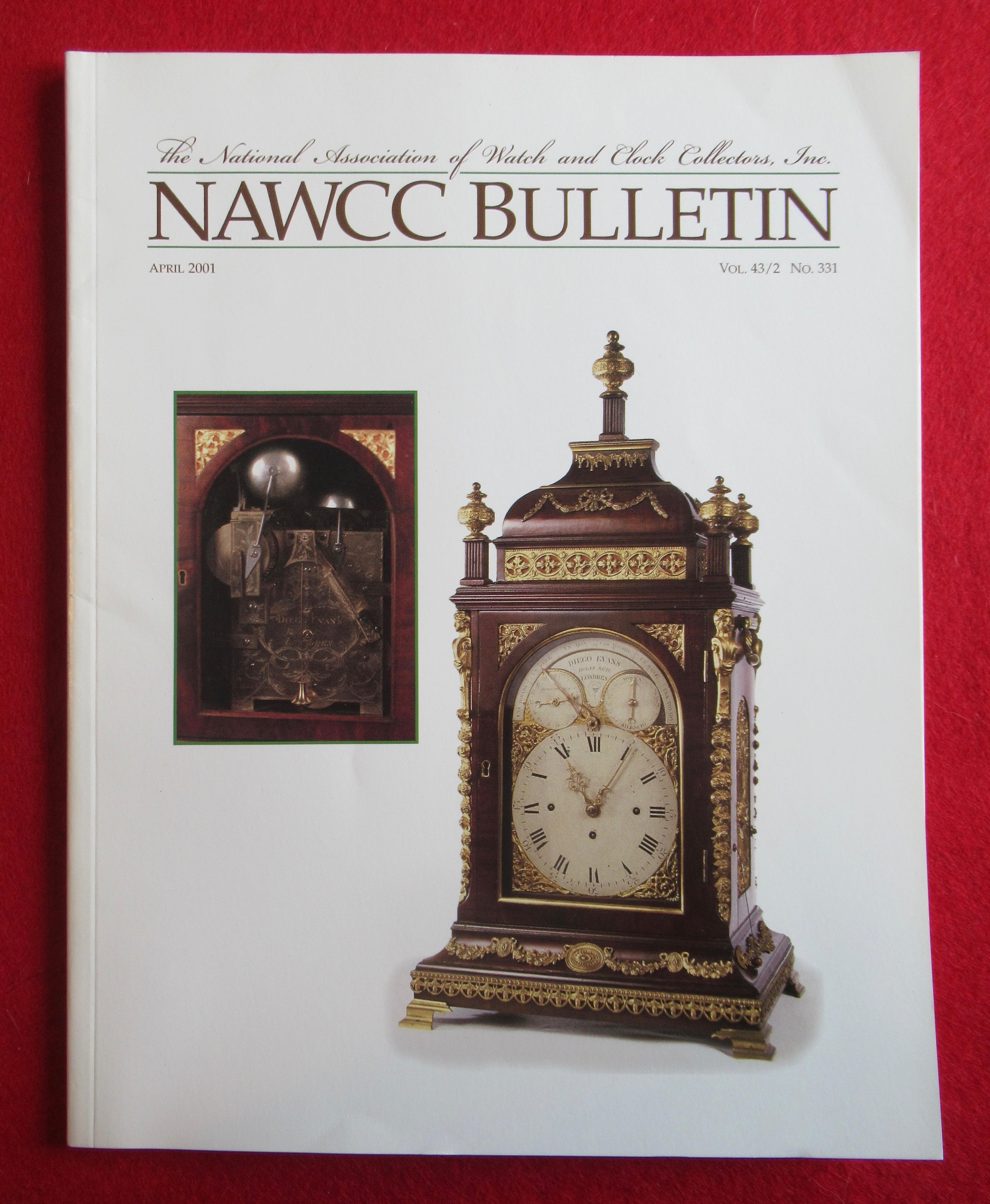 NAWCC Bulletin April 2001 Watch & Clock Collectors