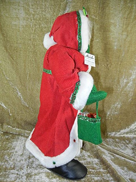 Christmas Annalee Mrs Santa with tag 18 inches
